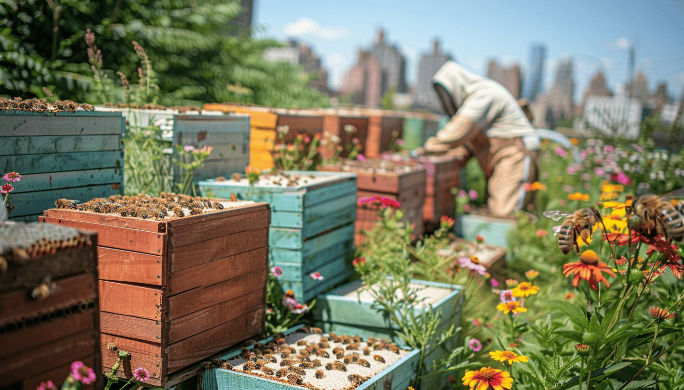 Science/High-Tech - Comment l'installation de ruches urbaines favorise la biodiversité en milieu professionnel